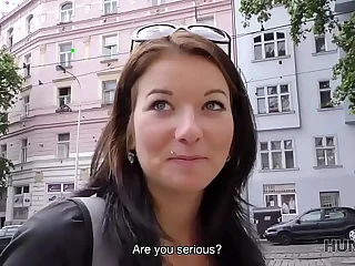 HUNT4K. Adventurous girl is happy to have sex for money in Prague