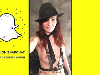 jeny smith snapchat compilation - public flashing and nude